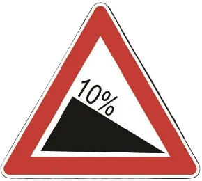 saobracajni znak Opasna nizbrdica