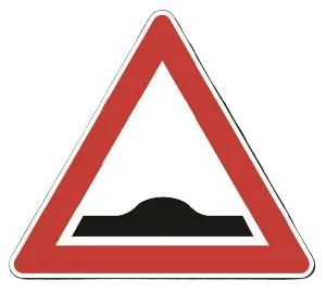 saobracajni znak Neravan kolovoz