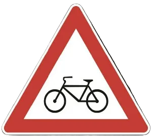 saobracajni znak Biciklisti na putu