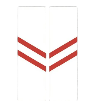 saobracajni znak 160 metara do prelaza puta preko železničke pruge