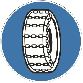 saobracajni znak Lanci za sneg