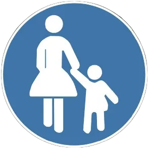 saobracajni znak Pešačka staza